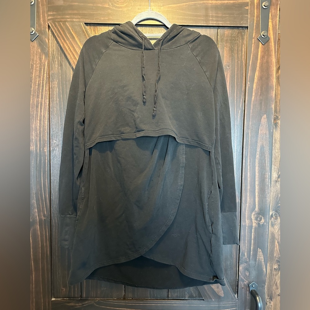 Lightweight nursing hoodie- tulip style for maternity wear